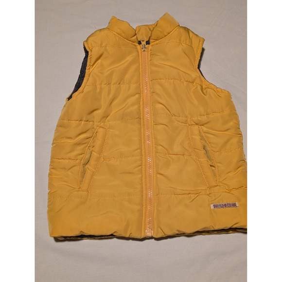 Hudson Jeans Other - Hudson Kids Puffer Vest Mustard Yellow Quilted‎ Zip Up Sleeveless Jacket 4T